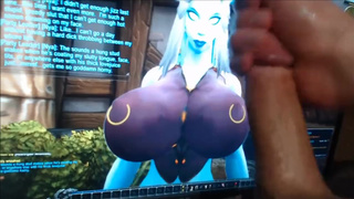 Грудастая дреней-шлюха: трибьют спермой, World of Warcraft